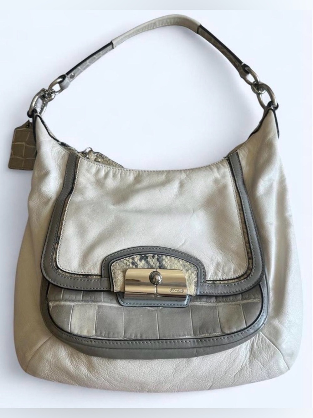 Coach Kristin Spectator Leather Hobo Bag 19310